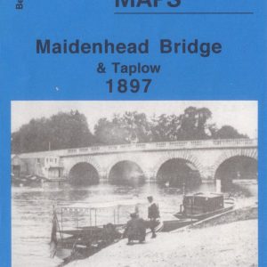 Maidenhead Bridge and Taplow, Old Ordnance Survey Map, 1897