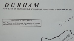 Durham Parish Register Map (IHGS)
