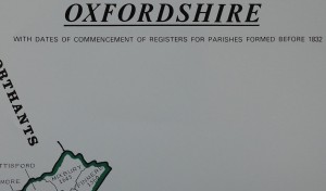 Oxfordshire Parish Register Map (IHGS)