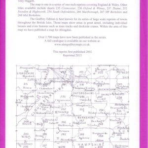 Vale of the White Horse, One Inch Old Ordnance Survey Map, 1893