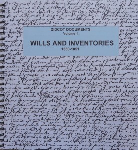 Didcot, Wills & Inventories Vol. 1 – 1530-1851
