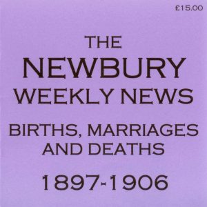 Newbury Weekly News – BMDs 1897-1906 (CD)