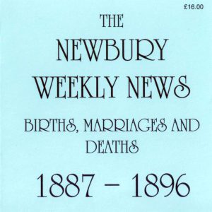 Newbury Weekly News – BMDs 1887-1896 (CD)