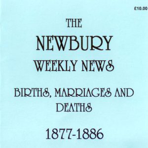 Newbury Weekly News – BMDs 1877-1886 (CD)