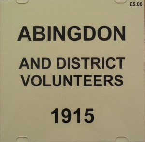 Abingdon & Districts Volunteers 1915 Roll of Honour