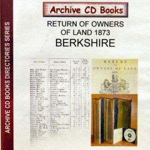 Berkshire 1873 Return of Owners of Land (CD)