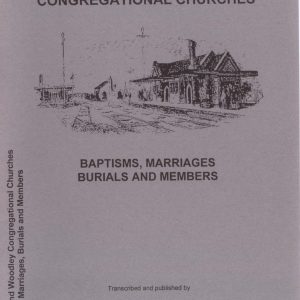 Twyford and Woodley Congregational Churches – Baptisms, Marriages,  Burials and Members