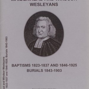 Maidenhead and Windsor Wesleyan Baptisms/Burials