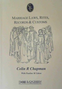 Marriage Laws, Rites, Records & Customs.