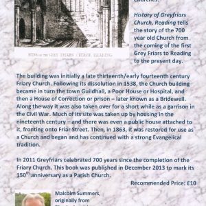 History of Greyfriars Church, Reading