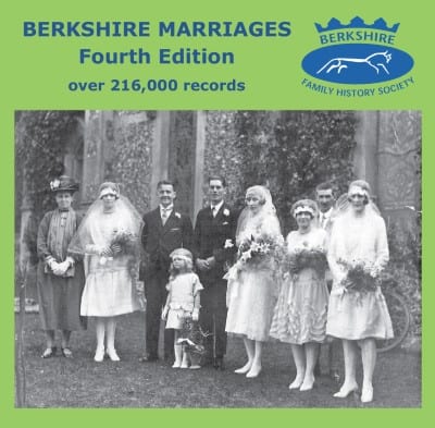 Berkshire Marriages (4th Edition) CD