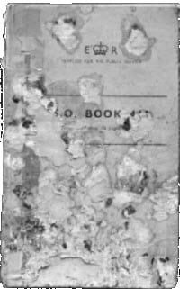 Image of an historic document, damaged, and in need of restoration