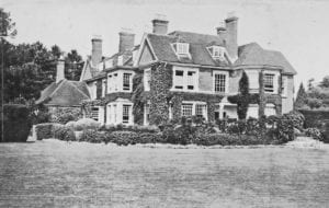 Battledene House, centre of an extensive Victorian estate on  Wash Common, demolished in the 1960s