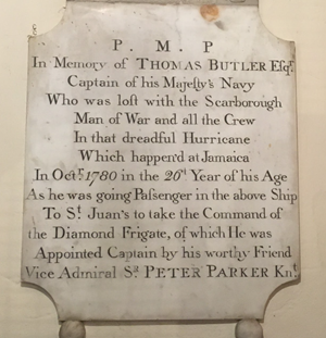 Memorial to Joseph Butler Esq