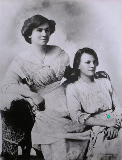 Annie Parker and her daughter Violet Parker