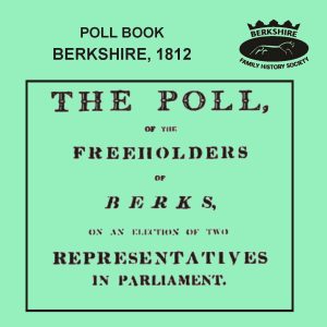 Poll Book, Berkshire, 1812 (CD)