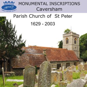 Caversham, St Peter, Monumental Inscriptions (CD)