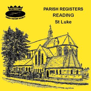 Reading, St Lukes, Parish Registers (CD)