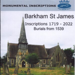 Barkham St James, Inscriptions 1719-2022, Burials from 1539