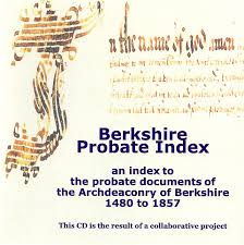 Berkshire Probate Index, 1480-1857 (CD) BFHS