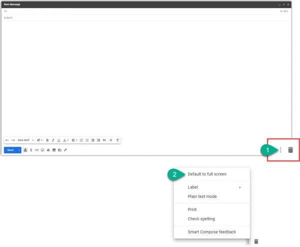 Composing a new email - Compose screen size - Berkshire Family History ...