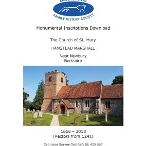Hamstead Marshall St Mary MI 1666-2018 (Download) D1412