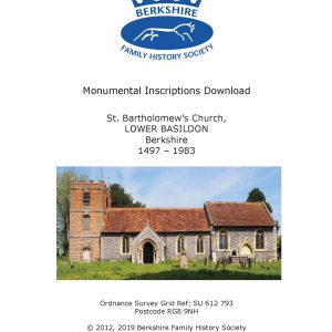 Basildon St Bartholomew MI 1497-1983 (Download) D1415