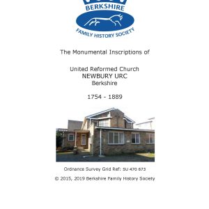 Newbury United Reformed Church MI 1754-1889 (Download) D1421