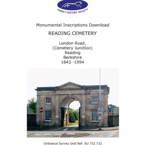 Reading London Road Cemetery MI 1843-1994 (Download) D1425