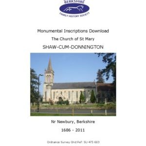 Shaw cum Donnington St Mary MI 1686-2011 (Download) D1427
