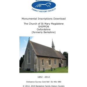 Shippon St Mary Magdalene MI 1852-2012 (Download) D1428