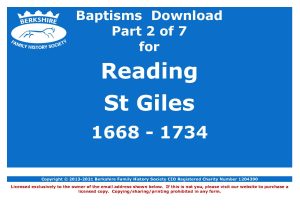 Reading St Giles Baptisms 1668-1734 (Download) D1744 (Part 2 of 7)