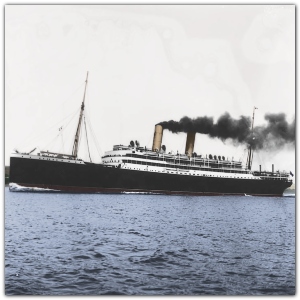 Empress of Ireland at sea