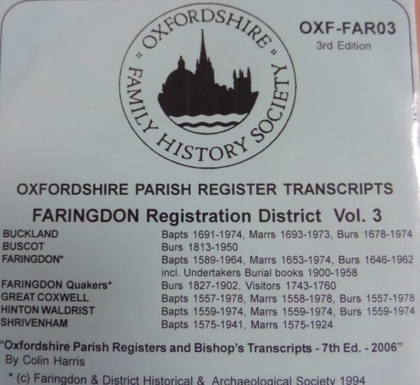 Faringdon Registration District vol.3