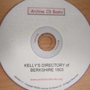 Kelly’s Directory of Berkshire 1903 (CD)