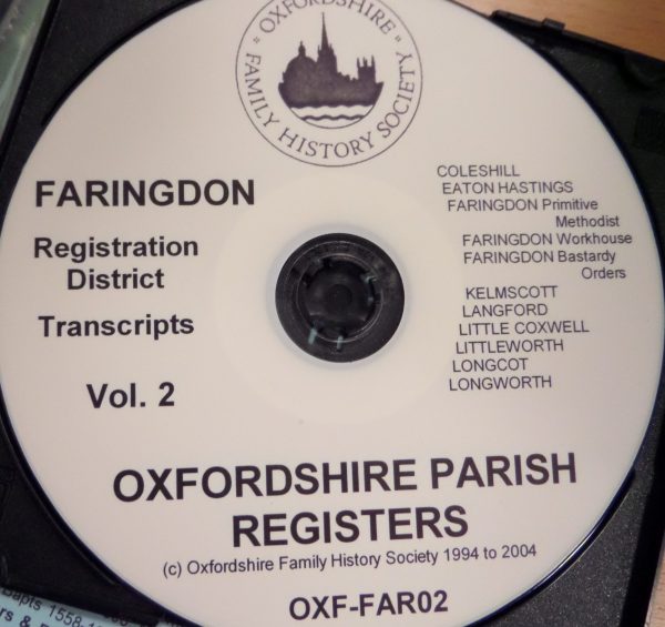 Oxfordshire Parish Registers Vol. 2