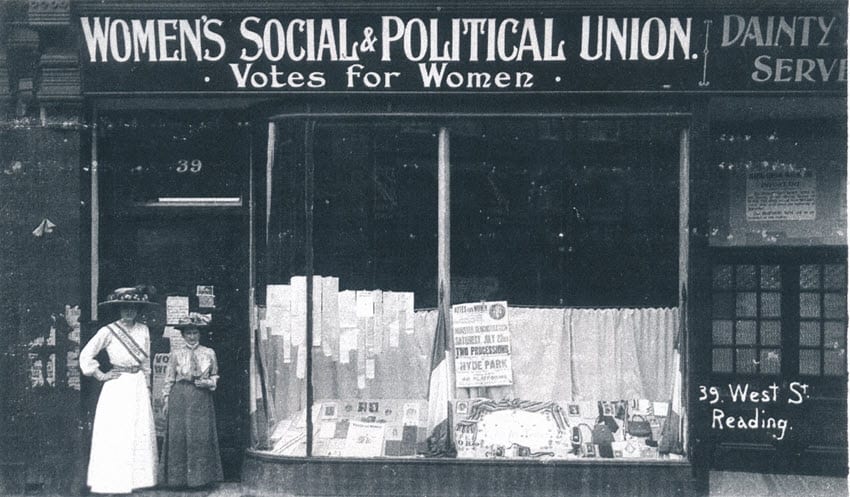 Women’s Suffrage: the cause in Reading
