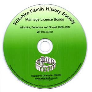 Berkshire, Wiltshire and Dorset Marriage Licence Bonds (CD)