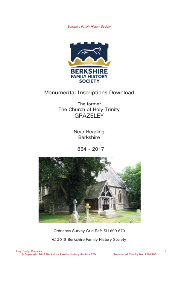 Grazeley Holy Trinity MIs 1854-2017 Download D1410
